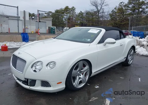 2012 Bentley Continental Gtc z USA, uszkodzony, nr VIN SCBGR3ZA0CC077183